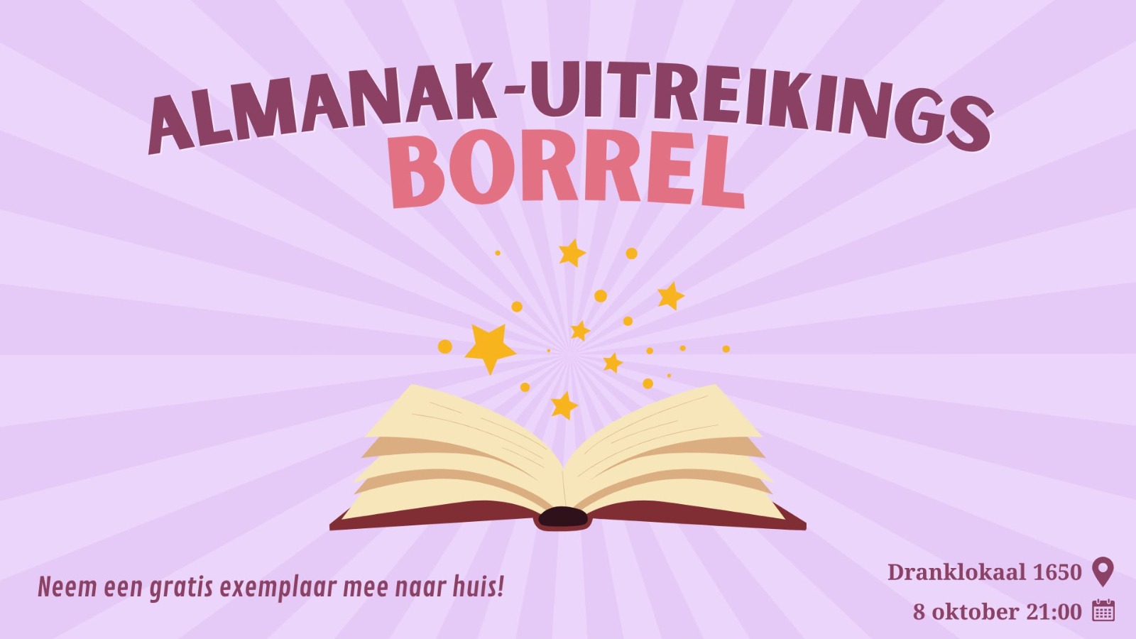 Almanak-Uitreikingsborrel