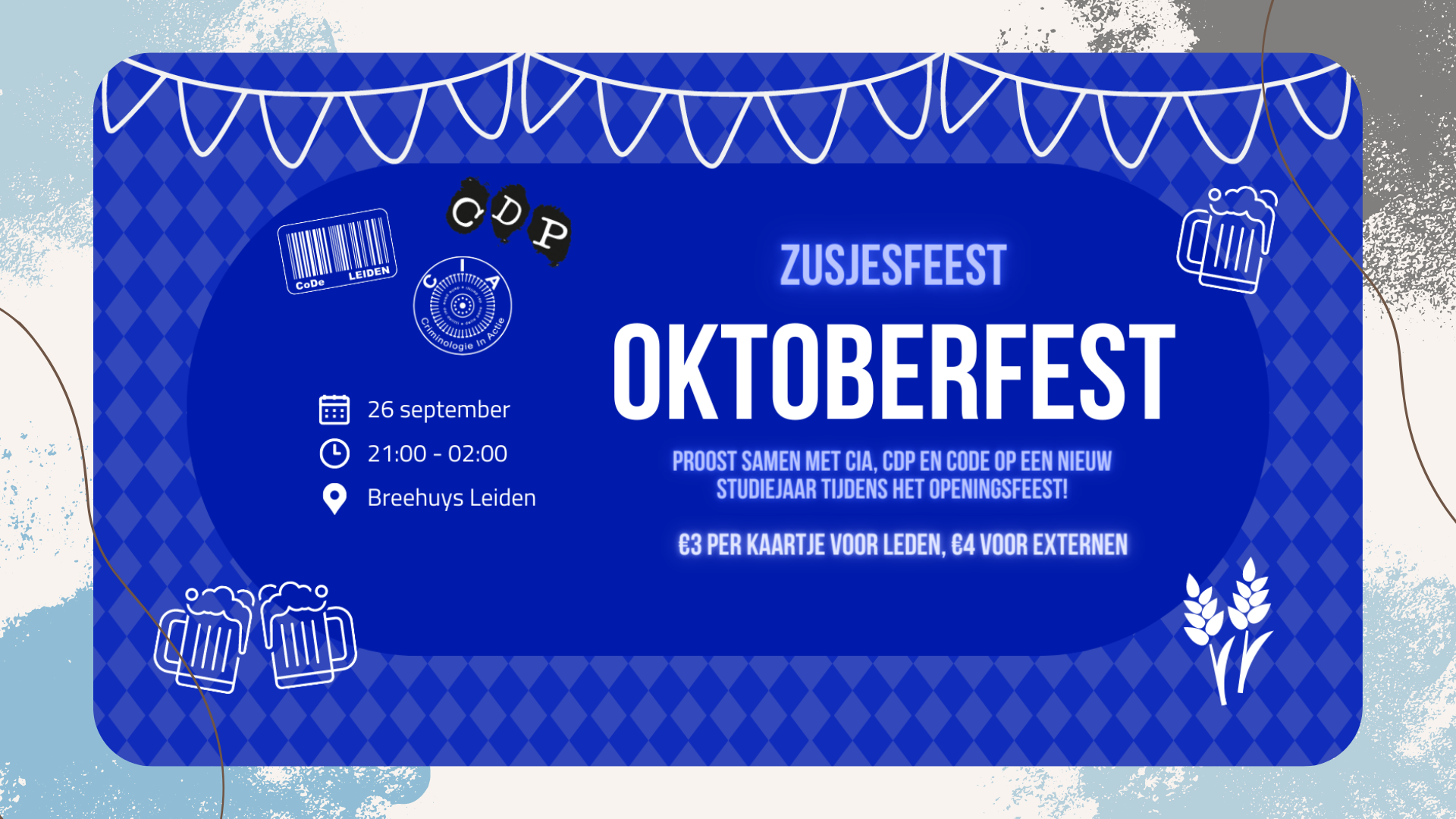 Openingsfeest: Oktoberfest 🍻