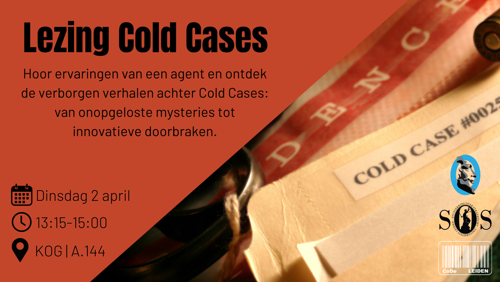 Lezing Cold Cases