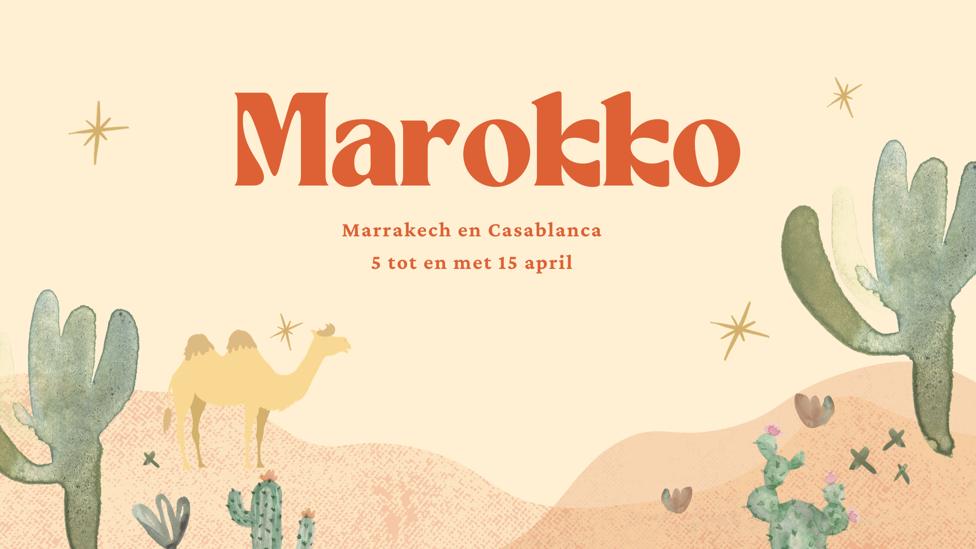 Studiereis: Marokko