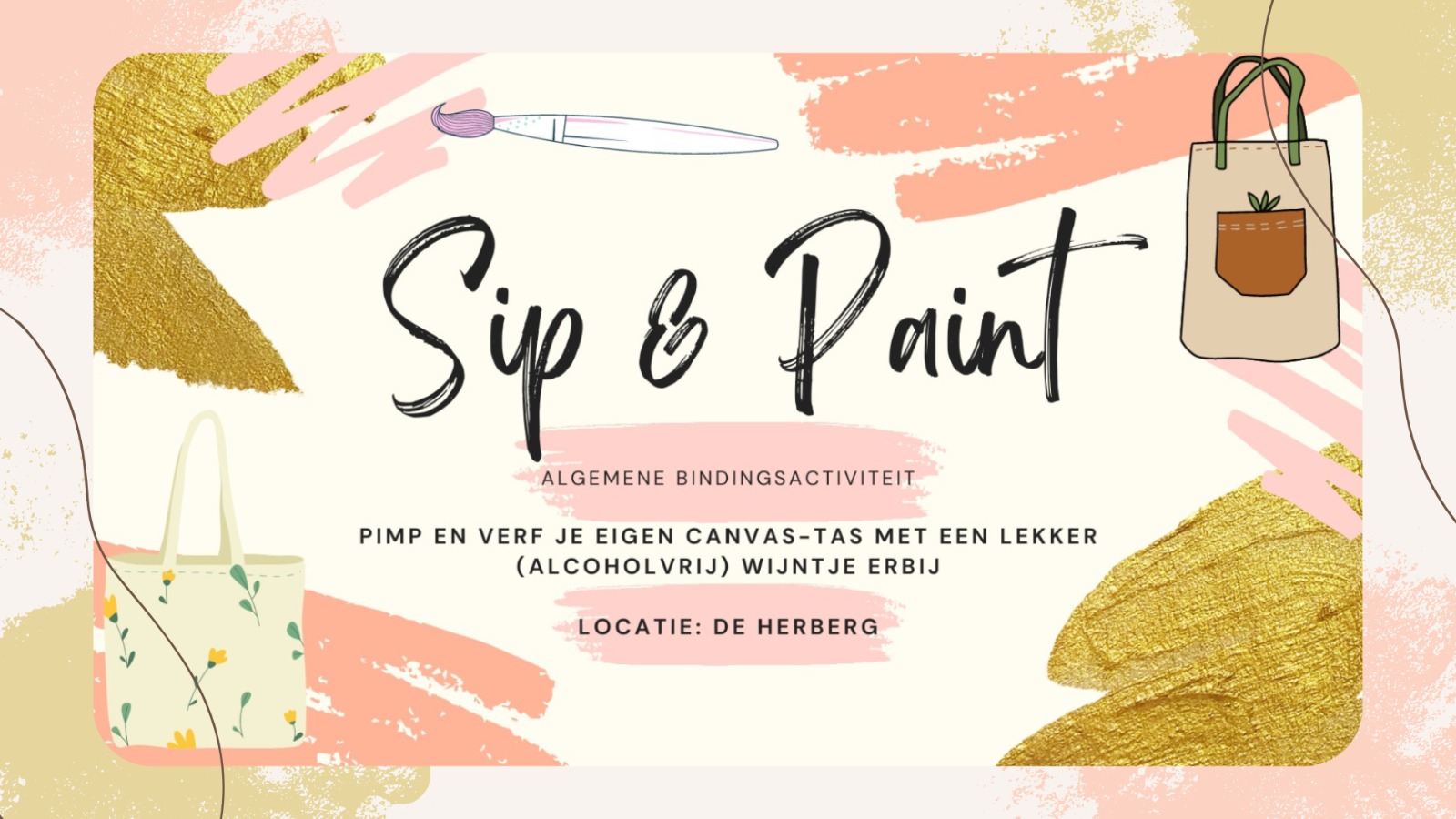 Algemene Bindingsactiviteit: Sip & Paint