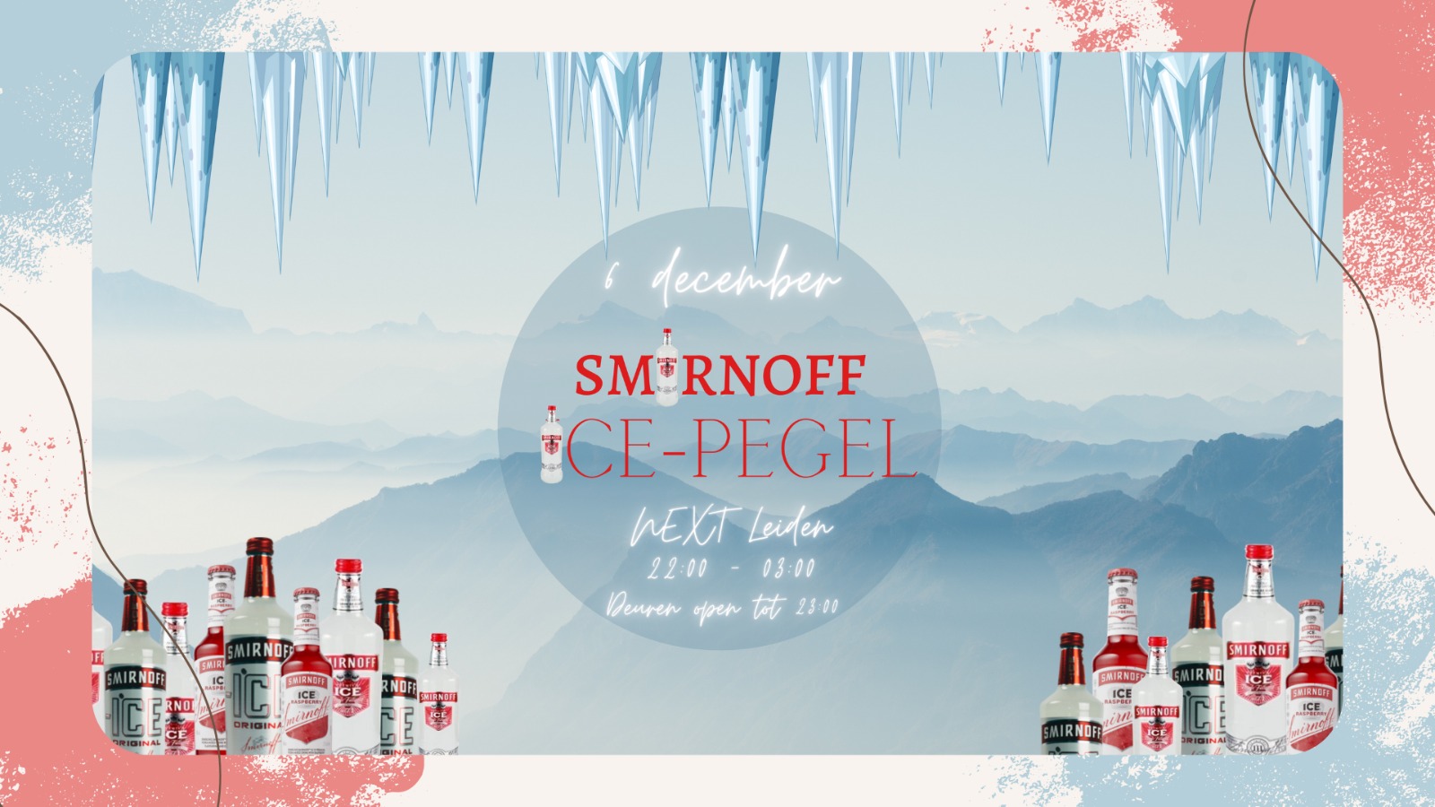 CoDe-feest: Smirnoff Ice-pegel