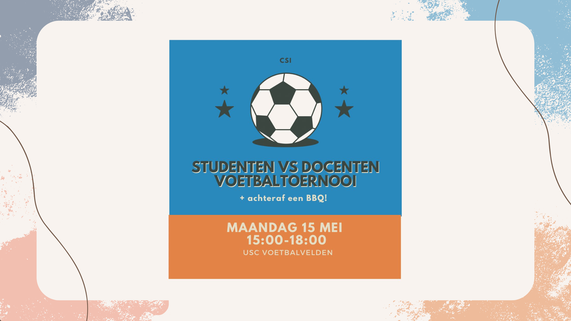 Docenten-Studenten Voetbaltoernooi